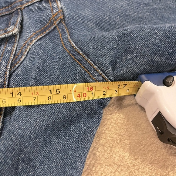 ✨ 90s Vintage Jessy Line Roma Button-Down Denim Dress - Size S ✨ - Picture 5 of 7